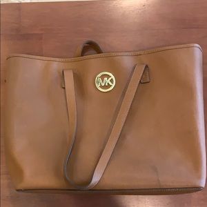 MK tan tote